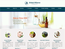 Tablet Screenshot of globalallianceme.com